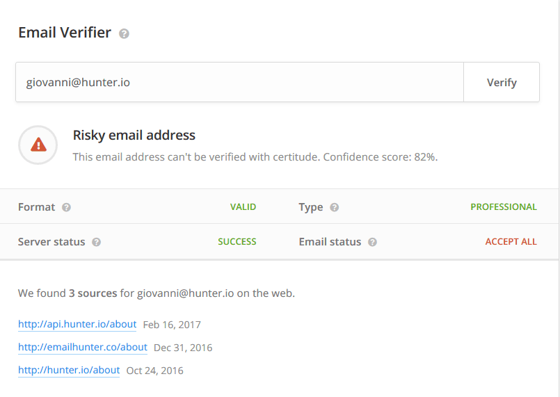 How to find anyone's email address with Email Verifier in Email Hunter