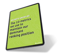 The 10 SEO metrics we use to maintain our dominant ranking position by GrowthRocks | Growth Hacking Marketing Agency