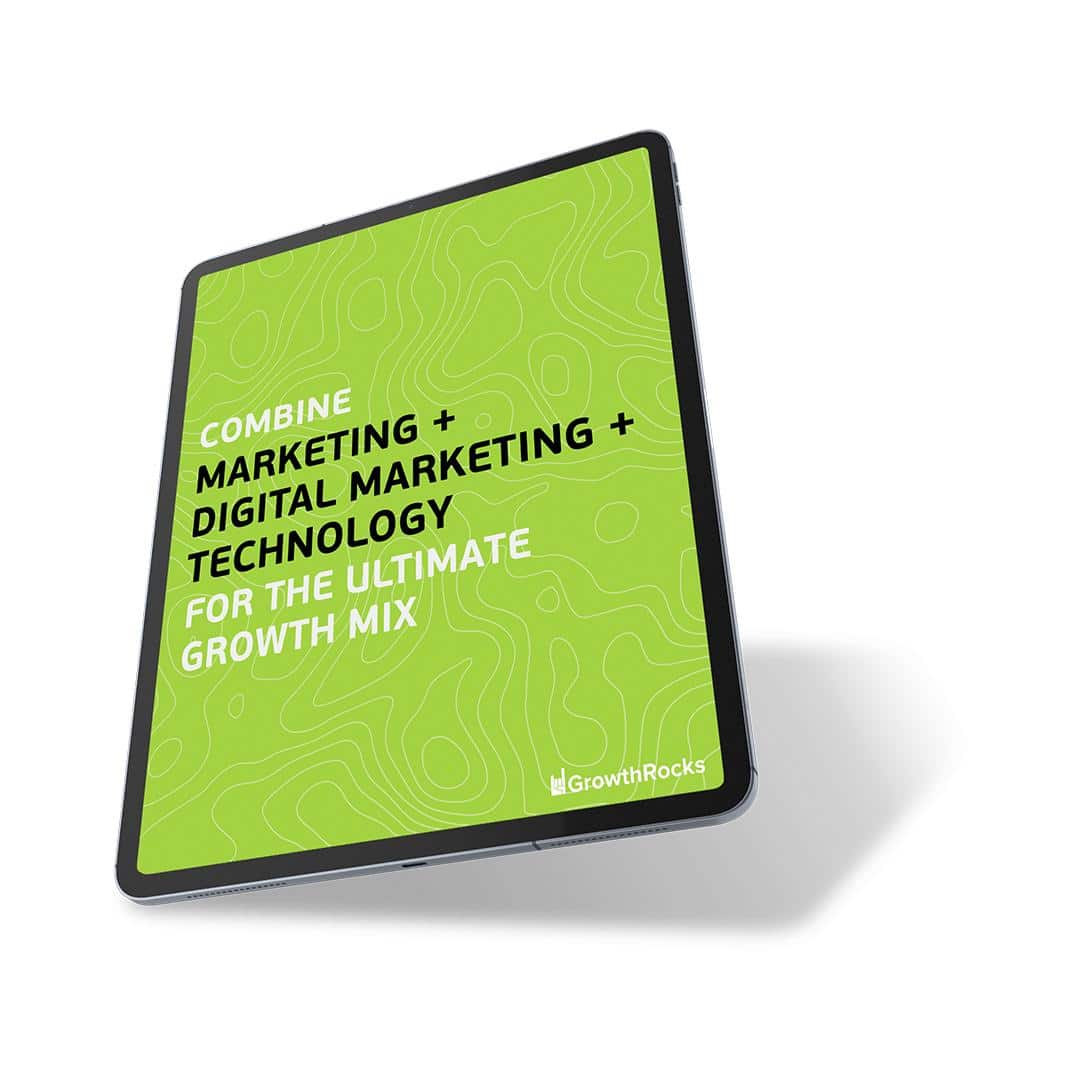 The ultimate growth mix by GrowthRocks | Growth Hacking Marketing Agency