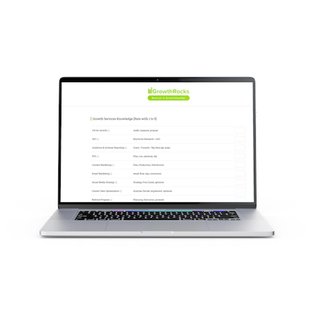 Quiz to recruit your next Growth Hacker by GrowthRocks | Growth Hacking Marketing Agency