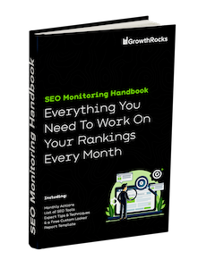 Monthly SEO Monitoring Handbook by GrowthRocks | Growth Hacking Marketing Agency