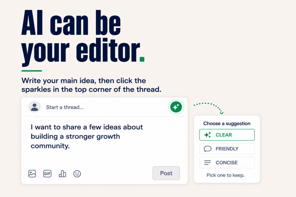 AI can be your editor